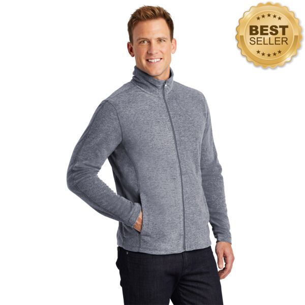 Adult Heather Microfleece Jacket Thumbnail